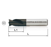 Сверло для высверливания точечной сварки 8 мм L=80 мм TOPTUL JJAX0821